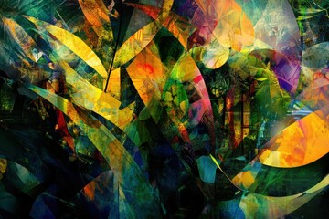 Surreal abstract environment with soft dream colors