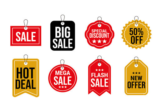 Sale Price Tag Badge Collection