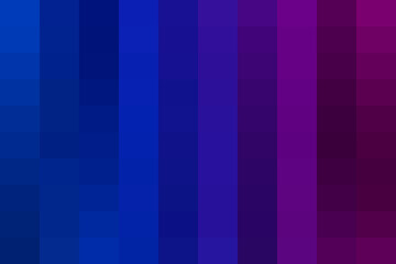 Vibrant blue and purple pixel mosaic background with a smooth vertical color gradient, digitally generated abstract pattern texture