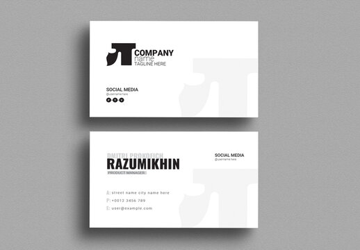 Company Business Card Design