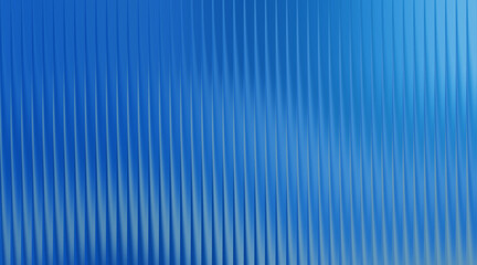 Obraz premium Illustration of blue gradient background with vertical lines texture pattern