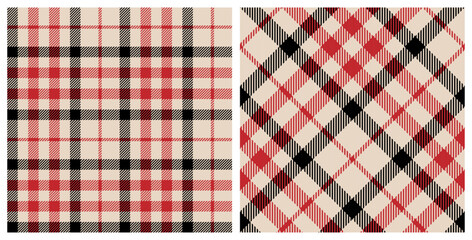 tartan checkered plaid seamless pattern for textile, fabric, print and background