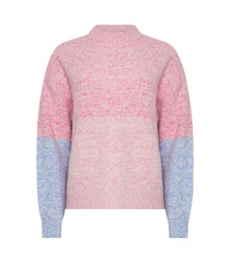 Blank long sleeve turtleneck sweatshirt mockup front view, women's Sweater isolated on transparent background, stylish long-length Knit Sweater.