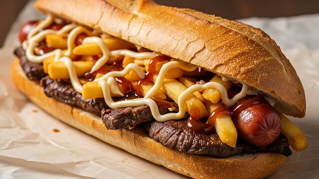 Belgian Mitraillette &ndash; Iconic Belgium Street Food Sandwich