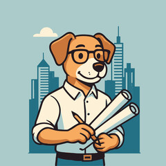 Smart Architect Dog