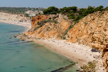 Paisaje de la playa do Canavial, Lagos