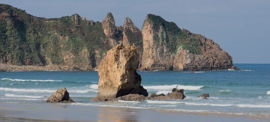 Playa de Aguilar, Muros de Nal&oacute;n, Asturias