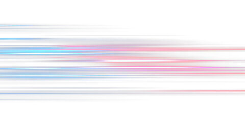 Blue-pink or purple speed lines on the road on a transparent background.PNG