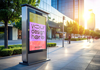 Poster Mockup in Urban Setting
