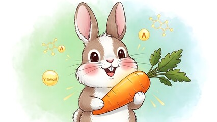 rabbit with carrot