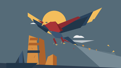 vector illustration of an airplane