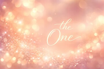 The one is a bright and colorful image with a lot of sparkles and glitter