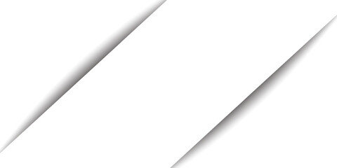 Page dividers with transparent shadows, isolated. Pages separation vector set. Transparent realistic paper shadow effects. Web banner. Element for frame shadow. Vector design for website, text, border