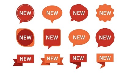 Collection of new badges