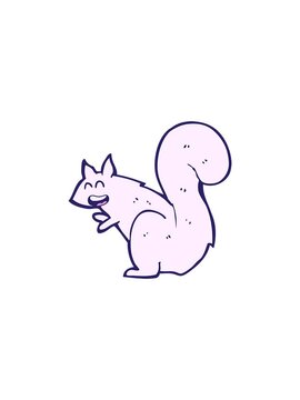 sales flash animation of squirrel cartoon
