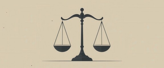 Scales of justice. Symbol of law and justice. Vector illustration Generative AI Scales of justice. Symbol of law and justice.
