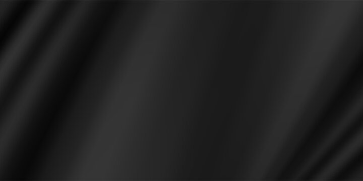 Smooth elegant black satin texture abstract background. Luxurious background design. modern creative trendy design