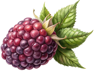 illustration of Blackcap raspberry