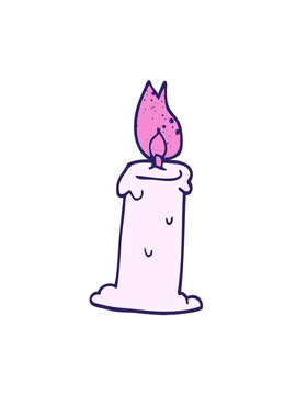 jiggle motion animation of candle