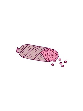pressure popping animation of hand drawn cartoon doodle of fresh corn on the cob