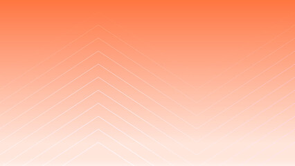 Coral Gradient Abstract Background Illustration with Minimal Chevron Lines