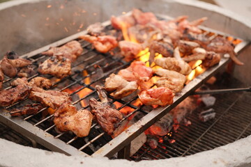 Barbeque with Chicken, Beef and Lamb