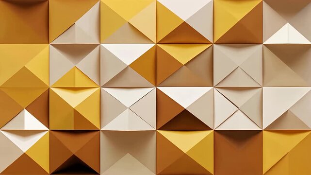 Abstract Geometric Wall Pattern of Triangular Tiles.