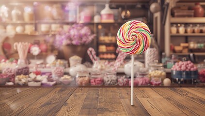 Close-up of bright candies spilling from a jar, emphasizing vibrant textures for a confectionery theme, National Candy Day