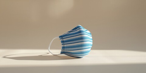 Hand-sewn cotton face mask designed for safety and comfort, highlighting artisanal craftsmanship