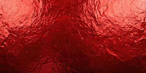 Shiny red foil background used as a vibrant backdrop for text and layout design, World Environment Day