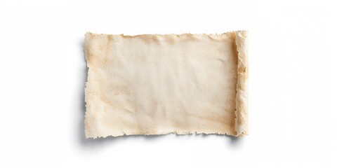 White paper sheet with smooth surface, serving as a neutral backdrop for printed materials or digital interface backgrounds