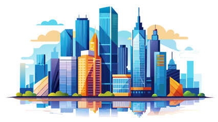 Obraz premium Professional business growth and finance concept illustration variation number 12