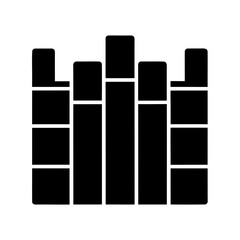 Abstract geometric representation of a building facade or a stylized cityscape