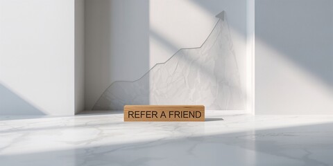 Educational wooden block on a chart background focusing on teaching aids