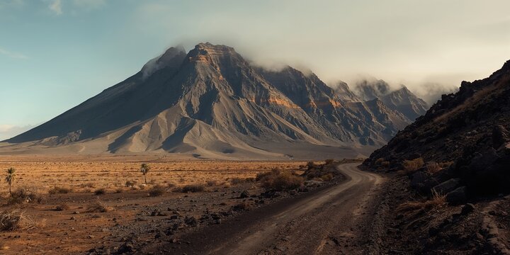 Volcanic basalt rocks forming in the Canary Islands, landscape development