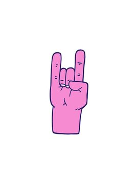 splitting effect animation of cartoon doodle drawing