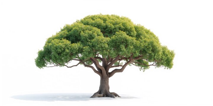 Young mango tree with vibrant leaves and developing fruit, emphasizing sustainable farming, World Agriculture Day