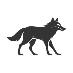 Fototapeta premium Minimal animal silhouette vector design collection element 4