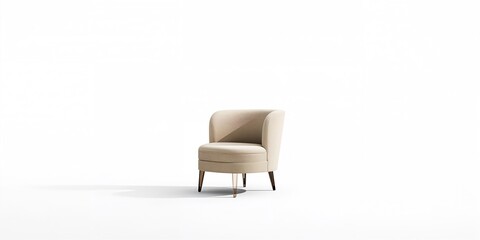 Art deco style chair with sleek lines serving as a design element in interior decor, modern aesthetic