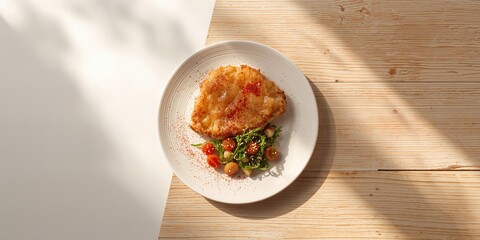 Fried dory prepared with cayenne pepper in Indonesian style, emphasizing spice and frying technique, International Day of Cooking