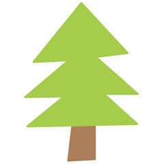 Illustration of a green tree.