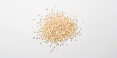 Seeds of sesame in a bowl on a kitchen counter, natural ingredients for food preparation, World Food Day