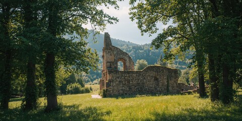 Ancient monastery structure with weathered stone walls, erosion risk, World Heritage Day