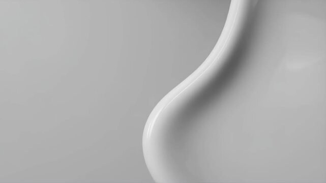 Abstract close-up of a smooth, white ceramic surface with elegant curves. Represents modern design and minimalism in interior decor