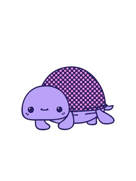 blinking radial lines animation of comic book style quirky cartoon turtle