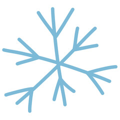 snowflake on white background