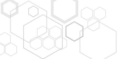 A Refined and Modern Graphic Composition Highlighting the Beauty of Geometric Repetition, Featuring Hexagonal Molecular Patterns in a Seamless Grid for Technology and Innovation Contexts