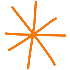 Asterisk vector illustration