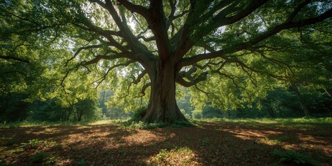 Canopy view of a tree with parasitic growth, highlighting ecological relationships