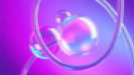 A vibrant, swirling abstract pattern featuring a spectrum of rainbow colors with a distorted striped texture, creating a dynamic visual effect.